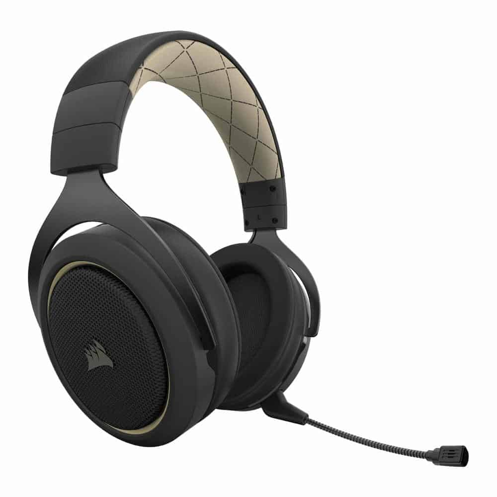 (image for) Corsair HS70 Pro 7.1Ch Surround Cream/Black Wireless/Wired USB Gaming Headset PC/Console